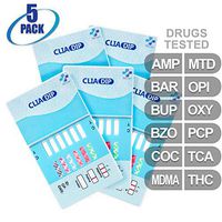 MiCare [5pk] - 12-Panel Urine Drug Test Card (AMP/BAR/BUP/BZO/COC/MDMA/MTD/OPI/OXY/PCP/TCA/THC) #MI-WDOA-3124