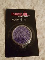 Purple Rhinestone Pill Case
