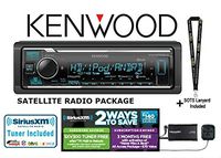 Kenwood KMM-BT525HD w/SiriusXM SXV300KV1 in-Dash Digital Media Receiver with Built-in Bluetooth and HD Radio and Satellite Radio Tuner and Antenna Included