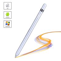 Stylus Pen for Apple iPad Pro Palm Rejection, Stylist Active Digital Pencil with Wireless Charger Case for iPad Pro 3rd Gen 11/12.9 Inch/Air 3rd Gen/iPad Mini 5th Gen After 2018 (Gray)