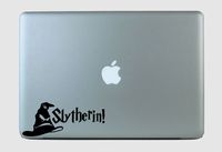 SimplyVinylized Harry Potter Inspired Slytherin! Sorting Hat Vinyl Decal Sticker White
