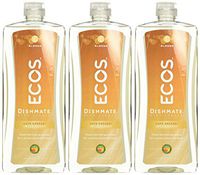 Earth Friendly Products Dishmate, Dishwashing Liquid, Natural Almond, 25 Ounce (Pack of 3)