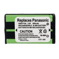 Synergy Digital Battery Compatible for Panasonic KX-TGA560M Cordless Phone Battery Ni-MH, 3.6 Volt, 850 mAh - Ultra Hi-Capacity - Replacement for Panasonic HHR-P104 Rechargeable Battery