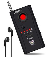 Hidden Camera Detectors RF Bug GPS Tracker Signal Finder Pocket-Sized Simple Operate Quick Locate High Sensitivity Silent/Vibration/Sound Mode Anti Spy in Hotel Airbnb Rental Apartment Car Office