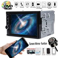 for 2009-2012 Doge Ram 1500 2500 3500 Car Stereo 2Din DVD CD Radio AM/FM USB Screen MirroLink Bluetooth Hands-Free Steering Wheel Control Function and Rear Camera