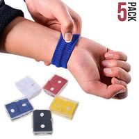Motion Sickness Nausea Relief Wristbands, Acupressure Wristbands Relief for Anti-Nausea Motion Sick Car, Flying Travel, Sea, Pregnancy, 5 Pack by wonder healing