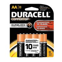 DURA 8PK AA Alk Battery
