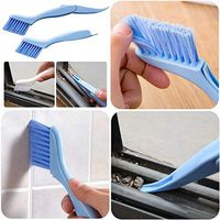 QJSDM Brush Cleaning Tools 3Pcs Multi-Function Groove Cleaning Brush of Window Slit Tools Kitchen Bathroom Housecleaning Supplies Cleaning Tools