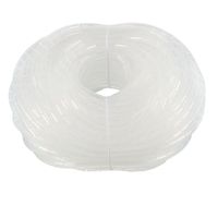 uxcell 6mm Flexible Spiral Tube Cable Wire Wrap Computer Manage Cord Transparent 20M Length