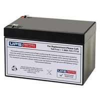 12V 12Ah F2 AGM Battery Replaces 6-FM-12, 6FM12, SW12120, TR12-12, TD12-12, TP12-12, RBC4A, MX-12120, UB12120 F2, CP12120, WKA12-12F2, RBC4, NP12-12, REC12-12, RE12-12, FM12120, FM12120E, FM12110