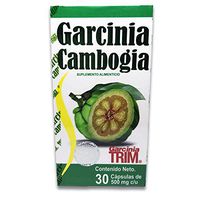 Garcinia Cambogia 30 Capsulas 500 Mg *Garcinia Trim* 100% Natural Quema Grasa!