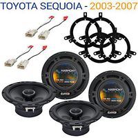 Compatible with Toyota Sequoia 2003-2007 Factory Speaker Upgrade Harmony (2) R65 Package New
