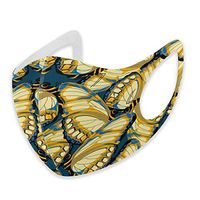 Mouth Masks for Dust Protection Anti Face Mask Washable Earloop Mask Blue Butterfly