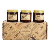 Scented Candles Gift Set, Apothecary Amber Jar Natural Soy Wax Aromatherapy Candles,Perfect Women & Men Gifts with Essential Oils for Stress Relief and Aromatherapy Relaxation, 3 x 3.5oz