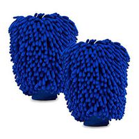 Microfiber Glove Wash Cleaning Dusting Mitts Car Kitchen (2 pcs per pack)