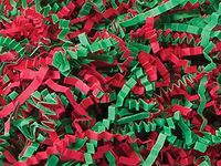 Christmas Mix Crinkle Cut™ Shred 8 oz Bag ~ Spring-fillÂ Shred (Ten 8 oz. Packs) - WRAPS-ZF08CA