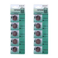 TOPPOWER Lithium Button Cell Battery 3V CR2016 2-Pack