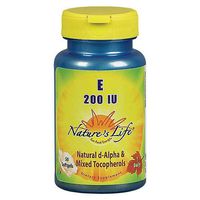 Vitamin E 200 IU Nature's Life 50 Softgel