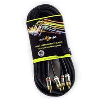 Accenta ACC-2320 2RCA-2RCA Braided Cable, 20'