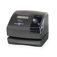Lathem Tru-Align Time Clock and Stamp, 5.7" x 6.3" x 7.2" (1600E)