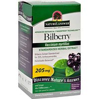 Nature's Answer Bilberry Extract - Gluten Free - 90 Vegetarian Capsules