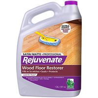 Rejuvenate Professional Wood Floor Restorer and Polish with Durable Finish Non-Toxic Easy Mop On Application Satin Finish 128oz