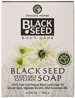 Black Seed Amazing Herbs Vegetable Glycerin Soap, 4.25 Ounce