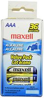 Maxell 723815 AAA Performance Long Lasting Alkaline Batteries - 36 Pack