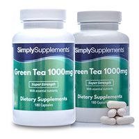 Green Tea Extract 1000mg (2 x 180 Capsules)