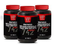 Natural Testosterone Booster - Testosterone 742 - More Energy and Muscle Growth (3 Bottles - 69 Tablets Each Bottle)