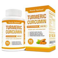 Premium Turmeric Curcumin with Bioperine 2400mg - Highest Strength & Potency 95% Curcuminoids - Pain Relief & Joint Support, Anti-Inflammatory - Black Pepper for Max Absorption (90 Turmeric Capsules)