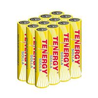 Tenergy Solla AAA Rechargeable NiMH Battery, 600mAh Solar Batteries for Solar Garden Lights, Outdoor Patio, Anti-Leak, Outdoor Durability, 5+ Years Performance, 12 PCS, UL Certified