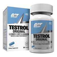 GAT Sport Testrol Original, Natural Testosterone Booster for Men - Promote Vitality, Strength and Recovery, 60 Capsules