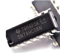 Exiron 10PCS SN74HC08N 74HC08 Quad 2-Input and gate IC DIP-14P New