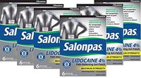 Salonpas LIDOCAINE Special 6 PACK Pain Relieving Maximum Strength Gel Patch!