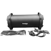 Trigle Smalody Wireless Bluetooth Speaker Stereo Bass Outdoor AUX FM Radio TF HiFi Soundbox SL-10 Black (Black)