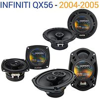 Compatible with Infiniti QX56 2004-2005 OEM Speaker Replacement Harmony R69 R4 R65 Package