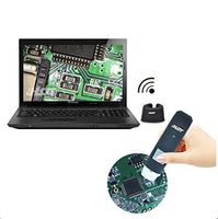 BANGWEIER Portable USB Digital Microscope 5X ~200X 2.4G Mic-Fi WiFi Digital Microscope, Long Distance Optics