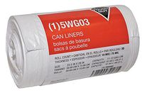 Trash Bags, 13 gal., 0.75 mil, PK50