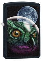 Zippo Space Owl Black Matte Lighter
