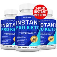 (3-Pack) Instant Fast Keto Boost Premium Insta Keto Diet Pills - Max Strength Ketogenic BHB Ketones Supplement for Men and Women - 90 Day Supply