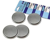 HQRP 4-Pack Coin Lithium Battery for Nauticam M14 and M16 Vacuum Valve + HQRP Coaster