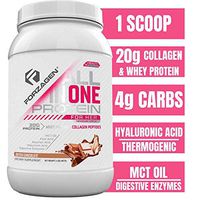 Forzagen Protein Powder for Women - Protein Shake With Collagen Powder for Women | High Protein Snacks And Collagen Supplement | Folic Acid | Hyaluronic Acid | Folic Acid | MCT oil | Collagen Peptides