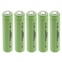 5x Exell 1.2V 800mAh NiMH AAA Size Rechargeable Flat Top Batteries use with electric razors toothbrushes high power static applications (Telecoms UPS and Smart grid) electric tools electric mopeds