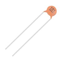 uxcell Ceramic Capacitor Kit 50V 180PF Disc Capacitors for DIY Electronic Circuit, Pack of 60, Brick Red