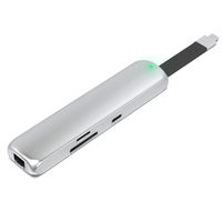 USB C Hub, Sngg 8-in-1 Type C Hub with 4K USB C to HDMI,Ethernet Port, 2 USB C Power Delivery Charging Ports,2 USB 3.1 Ports, SD/TF Card Reader Portable for The Mac Pro and Other Type C Laptops