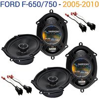 Compatible with Ford F-650/750 2005-2010 Factory Speaker Upgrade Harmony (2) R68 Package New