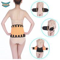 Back Brace Lumbar Support Belt,Double Adjustable Compression Straps and Wide Lumbar Support Area, Relieve Pain and Stress for Lower Back Pain Men and Women (M)