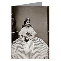12 Note Cards of Mary Todd Lincoln from a Brady Photograph c1855