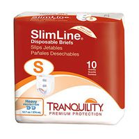 Tranquility Slimline Original Adult Disposable Brief - SM - 10 ct